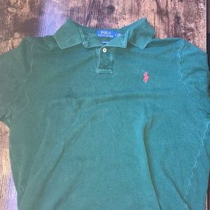 Ralph Lauren Green Short Sleeve Polo. Size medium